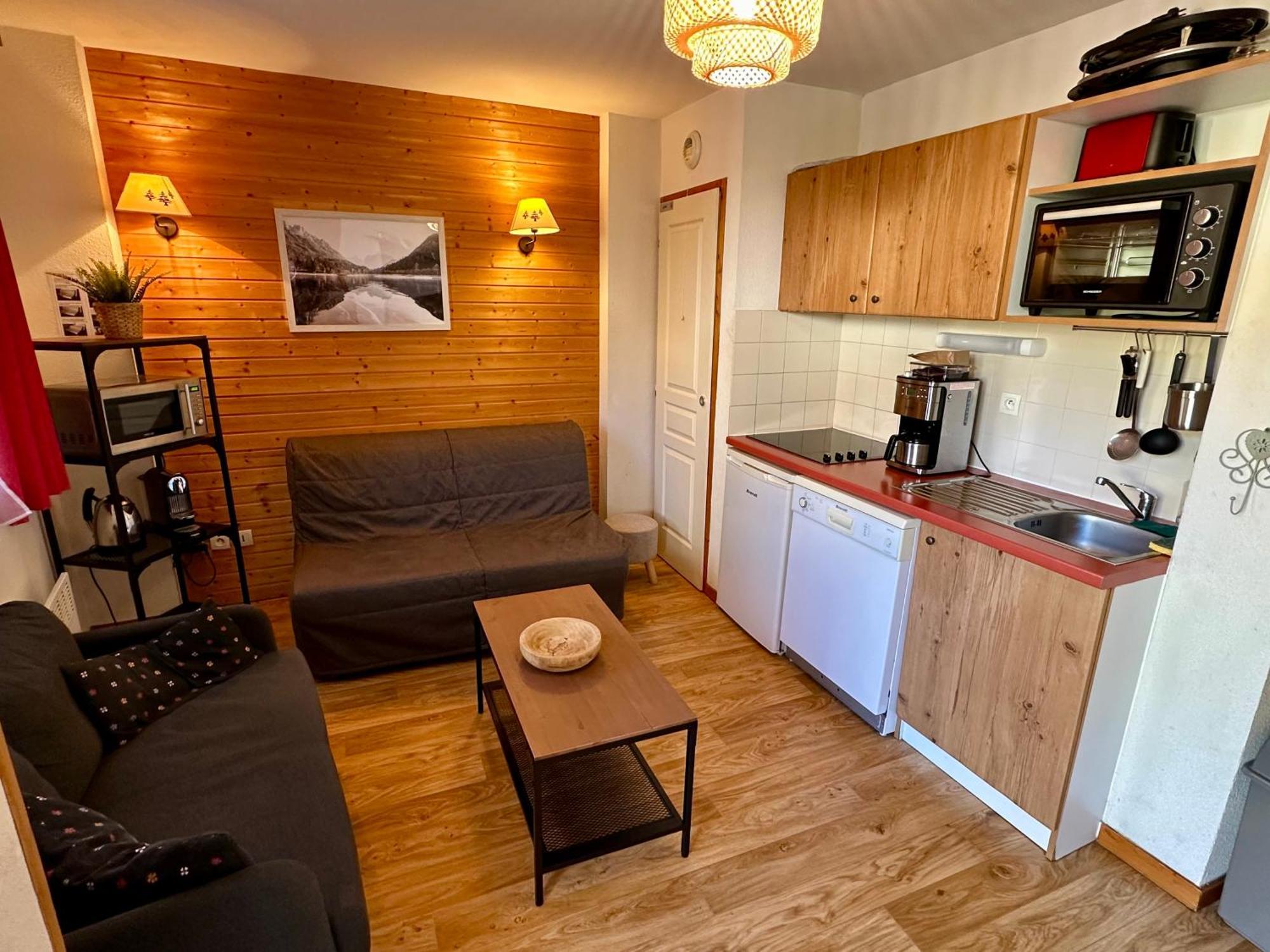 Charmant Appartement Confortable Pour 6 Personnes 40M2 Pied Pistes, Piscine, Wifi, Parking Chamrousse Ngoại thất bức ảnh
