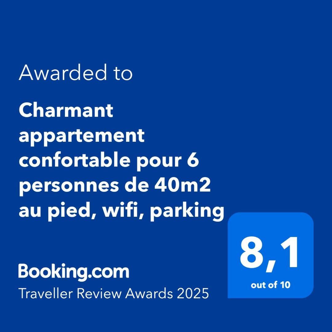 Charmant Appartement Confortable Pour 6 Personnes 40M2 Pied Pistes, Piscine, Wifi, Parking Chamrousse Ngoại thất bức ảnh